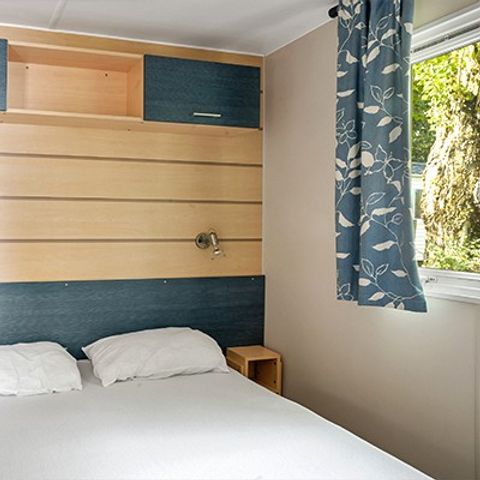 STACARAVAN 4 personen - Mobile-home | Comfort XL | 2 slaapkamers | 4 pers. | Verhoogd terras | Airconditioning.