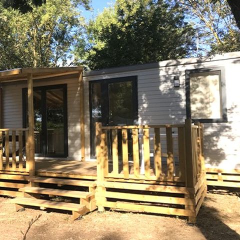 Casa mobile 6 persone - Casa mobile | Comfort XL | 3 Camere da letto | 6 Persone | Terrazza rialzata | Aria condizionata