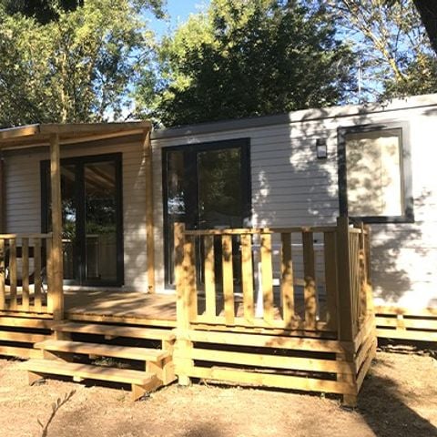 Mobilhome 6 personnes - Mobil-home | Comfort XL | 3 Ch. | 6 Pers. | Terrasse surélevée | Clim.