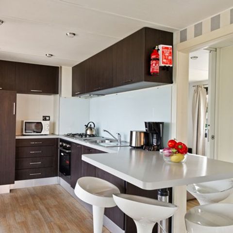 MOBILHOME 6 personas - Comfort XL | 2 Dormitorios | 4/6 Pers. | Terraza elevada | Aire acondicionado