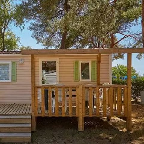 Mobilheim 4 personen - Mobilheim | Comfort | 2 Zi. | 4 Pers. | Erhöhte Terrasse