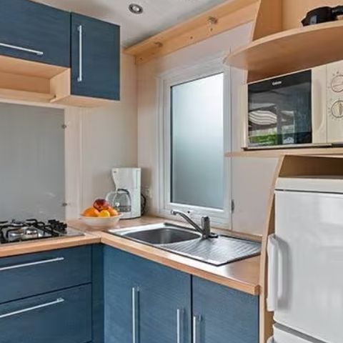 Mobilheim 4 Personen - Mobilheim | Comfort | 2 Zi. | 4 Pers. | Erhöhte Terrasse