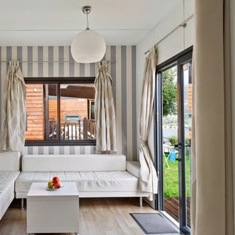 MOBILHOME 6 personas - Comfort XL | 2 Dormitorios | 4/6 Pers. | Terraza elevada | Aire acondicionado