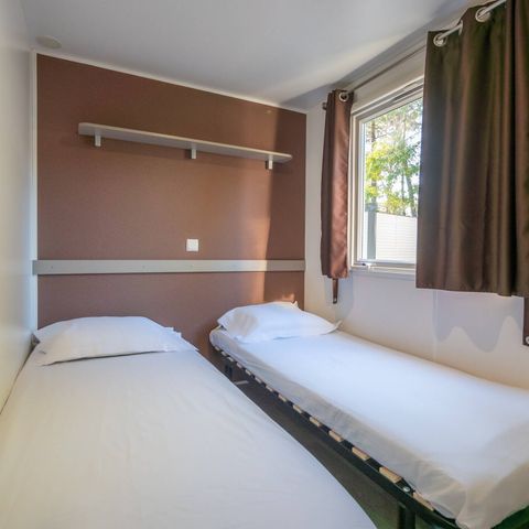 MOBILHOME 6 personas - Confort | 3 Dormitorios | 6 Pers. | Terraza elevada | Aire acondicionado