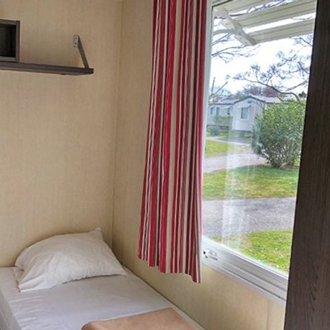 Mobilheim 6 Personen - Classic | 3 Schlafz. | 6 Pers. | Erhöhte Terrasse | Klima.