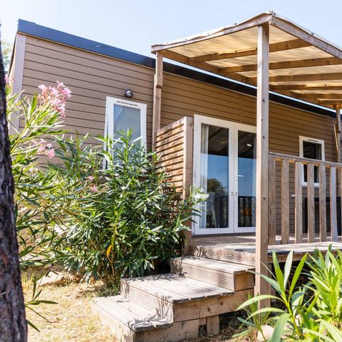 Bungalow 6 personen - Mobile-home | Premium | 3 slaapkamers | 6 pers. | Verhoogd terras | Air-con.