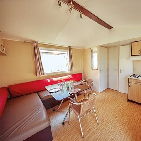 Mobilheim 6 personen - Classic XL | 3 Schlafz. | 6 Pers. | Erhöhte Terrasse