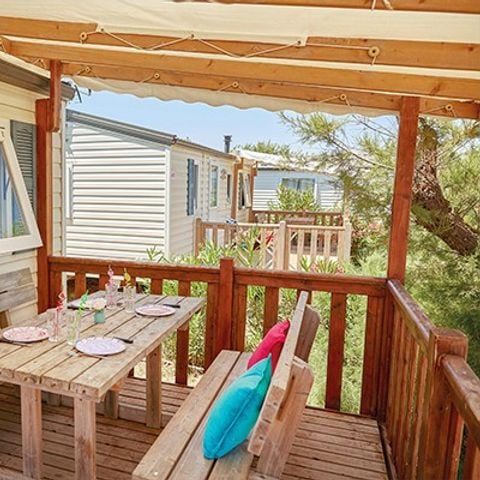 Mobilhome 6 personnes - Classic XL | 3 Ch. | 6 Pers. | Terrasse surélevée