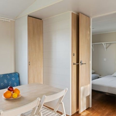 Mobilheim 6 Personen - Classic XL | 3 Zi. | 6 Pers. | Erhöhte Terrasse | Klima.
