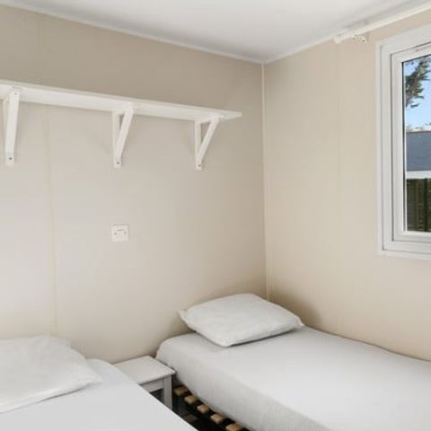 Mobilheim 6 Personen - Classic XL | 3 Zi. | 6 Pers. | Erhöhte Terrasse | Klima.