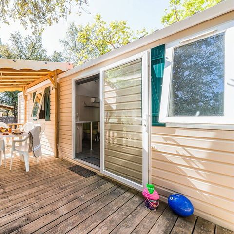 MOBILE HOME 6 people - Classic | 2 Bedrooms | 4/6 Pers | Raised terrace | 1 Bathroom | Air conditioning