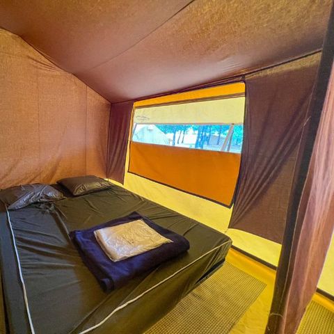 TENDA IN TELA E LEGNO 4 persone - Canadese, senza servizi igienici