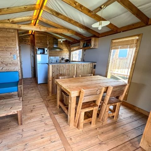 Glamping tent 4 persons - Panoramik Cottage - 2 bedrooms