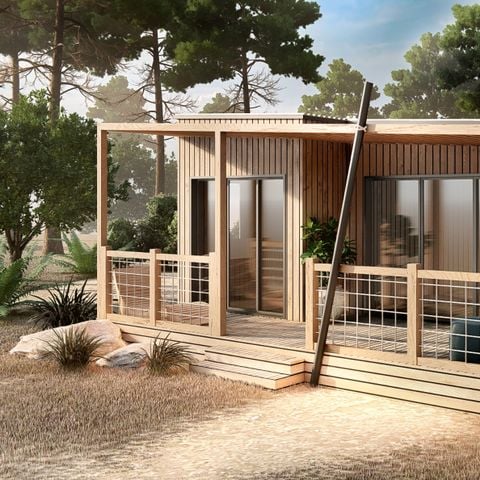 Mobilheim 6 Personen - Cottage Cosy - 3CH 2SDB