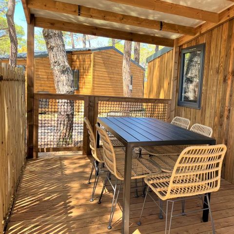 Casa mobile 6 persone - Cottage Piscina 3 camere da letto