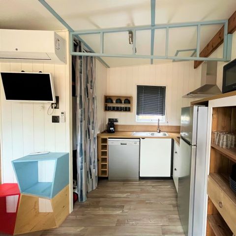 Stacaravan 6 personen - Cottage Pool 3 slaapkamers