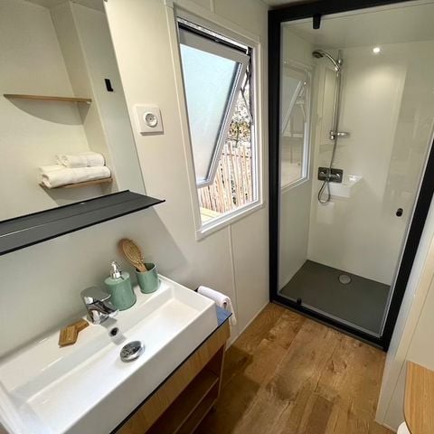 Mobilhome 8 personas - Cabaña con piscina para 8 personas
