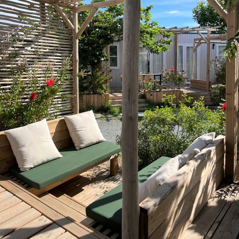 Stacaravan 4 personen - Cottage Cocoon 2 slaapkamers - Gezinsruimte