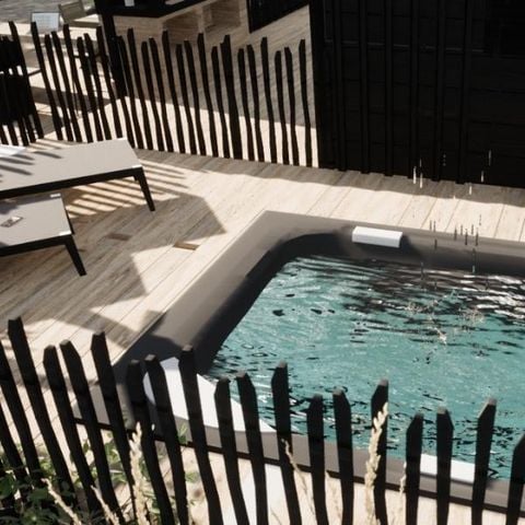 Stacaravan 4 personen - Tribu zwembad 2 slaapkamers - Gezinsruimte