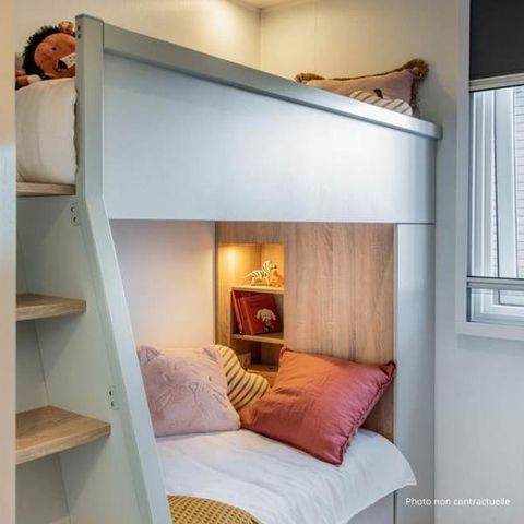 Stacaravan 4 personen - Tribu zwembad 2 slaapkamers - Gezinsruimte