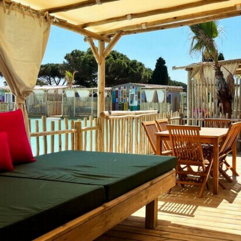 Stacaravan 6 personen - Bali (bij de lagune)