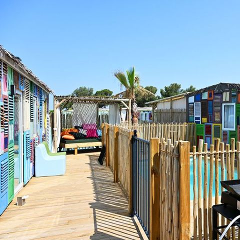 Stacaravan 10 personen - Tribu Bali 5ch - 10 pers (gelegen aan de lagune)