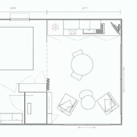 Stacaravan 2 personen - Cottage Zeezicht Suite 1K 2pers