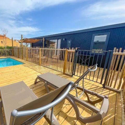 MOBILHOME 4 personnes -  Pool 2Ch 4pers 2sdb