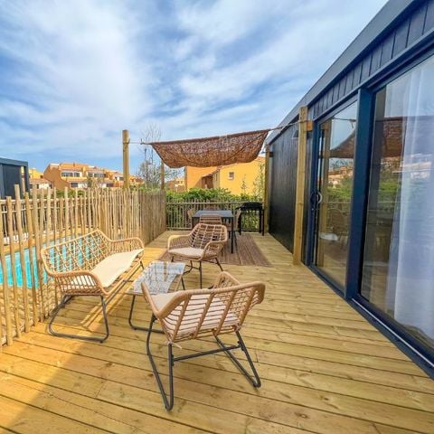 MOBILHOME 4 personnes -  Pool 2Ch 4pers 2sdb