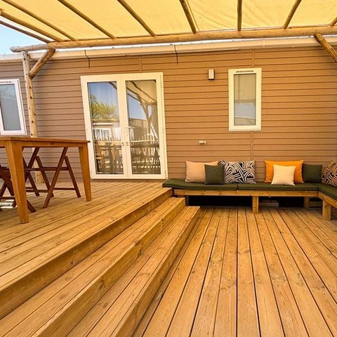 Stacaravan 8 personen - Vakantiehuis Privilège 4Ch 8pers