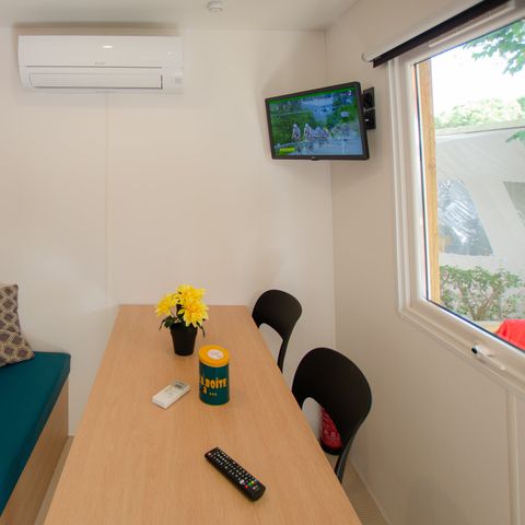 Stacaravan 2 personen - Huisje Stella Maris 2Pers+1kind -3j 1Ch Clim