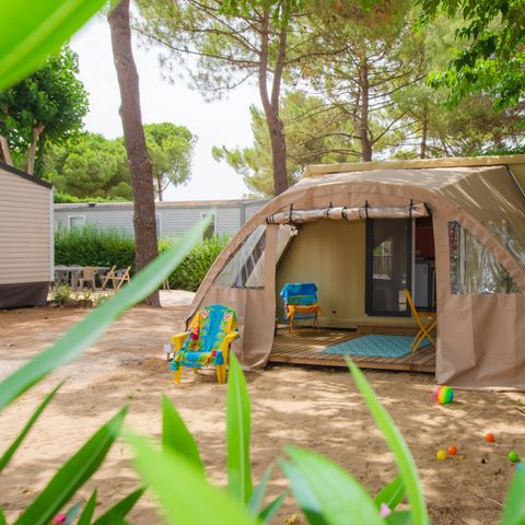 UNIEKE ACCOMMODATIE 4 personen - Coco Sweet Tent 4Pers 2Ch. zonder airconditioning