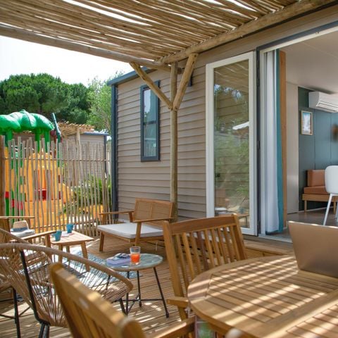 Mobilheim 6 Personen - Cottage Prestige Garden 6Pers. 3Sch. Klim.