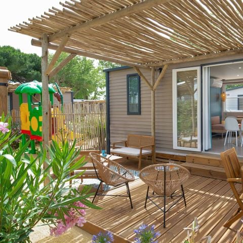 Stacaravan 6 personen - Cottage Prestige Garden 6Pers 3Ch. a/c