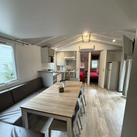 BUNGALOW 6 personnes - Mobil-Home Confort Calypso 5 Pièces 6 Personnes Climatisé + TV