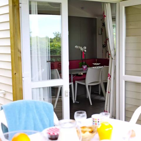 BUNGALOW 6 personnes - Mobil-home Confort Calypso 4 Pièces 6 Personnes Climatisé + TV