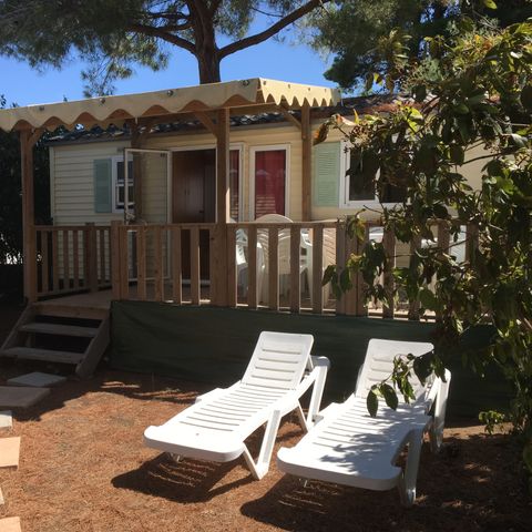Mobile home 4 persons - 2 rooms without air conditioning + terrace
