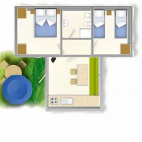 Mobile home 5 persons - BAIA LUX