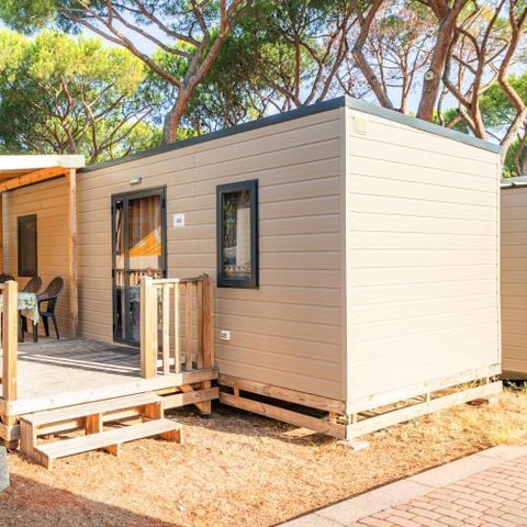 MOBILHOME 4 personas - Confort | 2 Dormitorios | 4 Pers. | Terraza elevada | Aire acondicionado