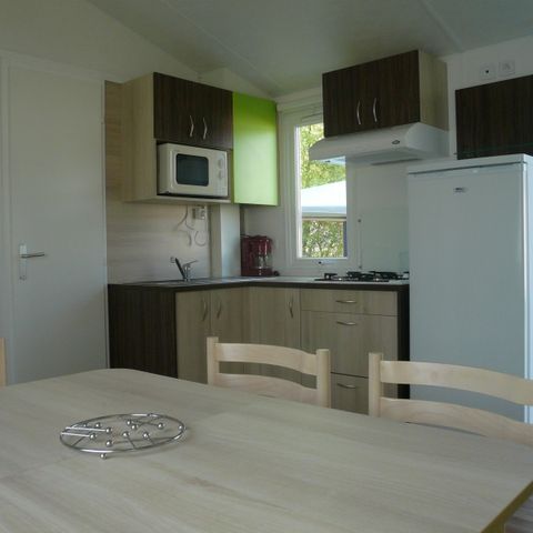 Stacaravan 6 personen - 3 slaapkamers