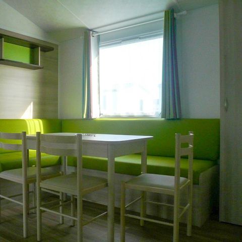 Stacaravan 6 personen - 3 slaapkamers