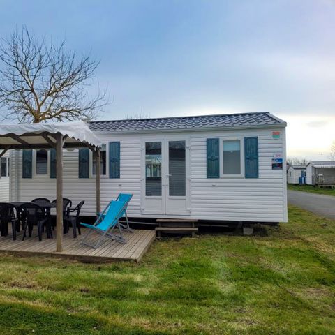 Stacaravan 6 personen - 2 slaapkamers