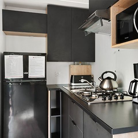 Mobilhome 6 personnes - Comfort XL | 3 Ch. | 6 Pers. | Terrasse surélevée | Clim.