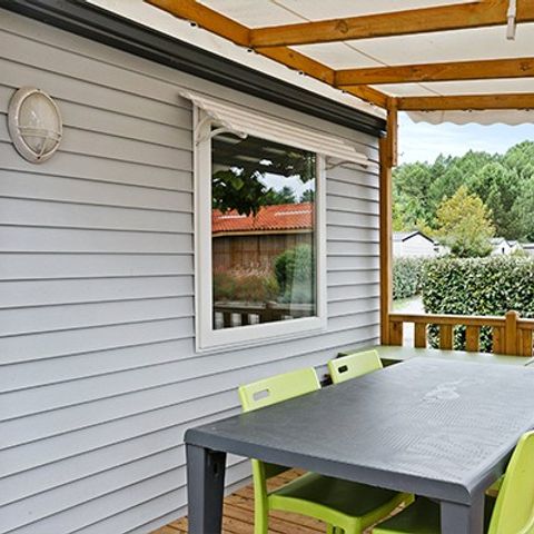 MOBILE HOME 6 people - Mobile-home | Comfort XL | 3 Bedrooms | 6 Pers. | Raised terrace | Air conditioning