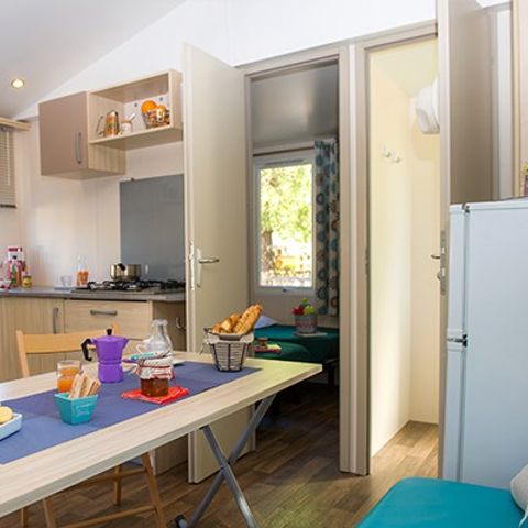 Stacaravan 4 personen - Classic XL | 2 slaapkamers | 4 pers. | Verhoogd terras