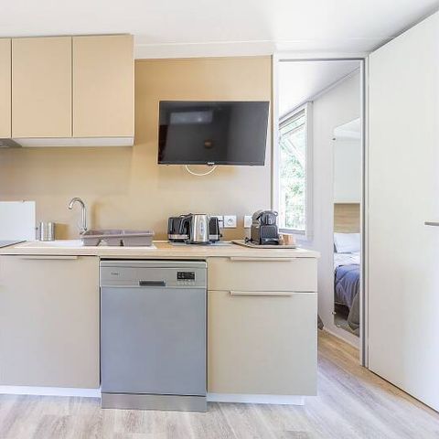 Mobile home 6 persons - Mobil-home | Ultimate | 3 Bedrooms | 6 Pers | Raised terrace | 2 bathrooms | Air conditioning | TV