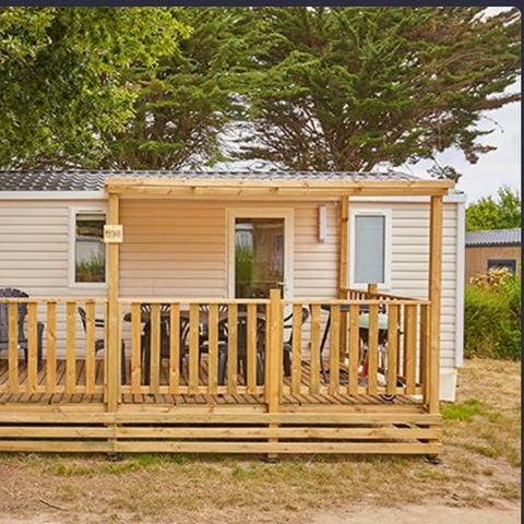 MOBILHOME 6 personas - Confort | 3 Dormitorios | 6 Pers | Terraza elevada | TV