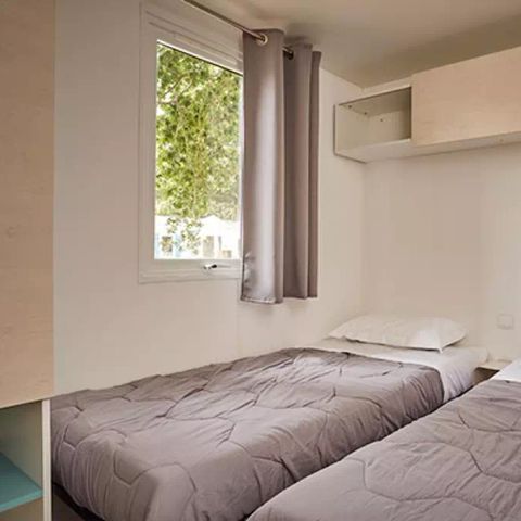 Mobilhome 6 personnes - Comfort | 3 Ch. | 6 Pers. | Terrasse surélevée | TV