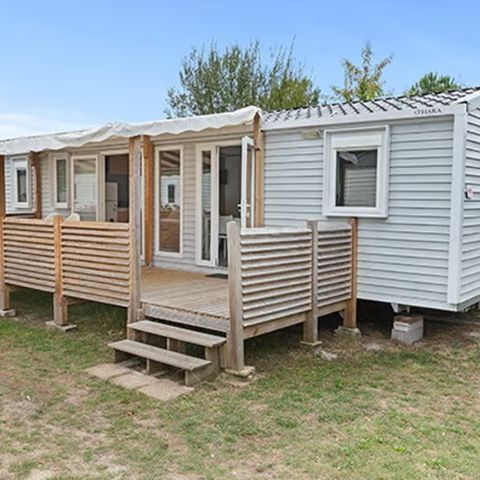 Mobile home 8 persons - Premium | 3 Bedrooms | 6/8 Pers. | Raised terrace