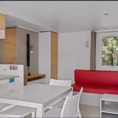 Mobilheim 6 personen - Premium | 3 Schlafz. | 6 Pers. | Erhöhte Terrasse